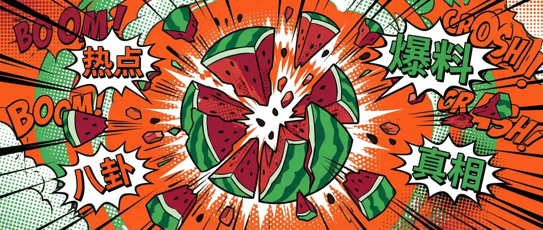 正能量网站 今日头瓜爆炸漫画横幅